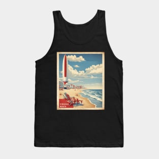 Virginia Beach United States of America Tourism Vintage Poster Tank Top